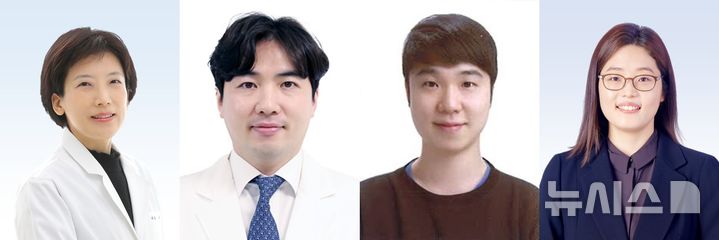 [성남=뉴시스] 분당서울대병원 순환기내과 서정원(왼쪽부터)·권주성 교수, 안형범 전임의, 디지털헬스케어연구사업부 유수영 교수 (사진=분당서울대병원 제공) 2025.04.29. photo@newsis.com