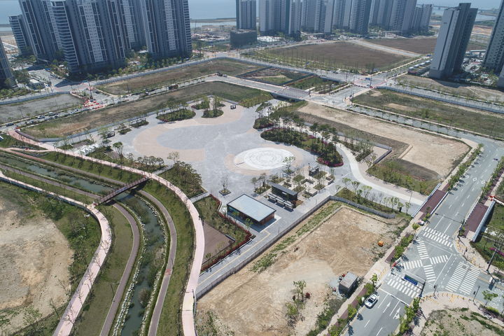 오룡지구 중심광장. (사진=전남도 제공) *재판매 및 DB 금지