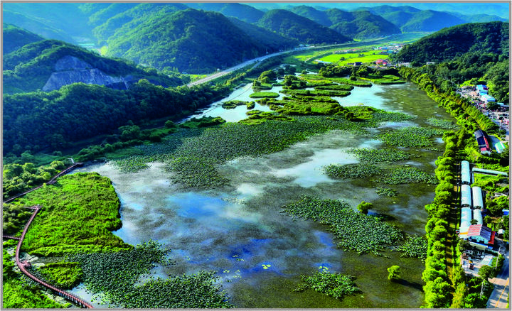 [합천=뉴시스] 합천 8경 정양늪생태공원 (사진=합천군 제공) 2025. 04. 29. photo@newsis.com&nbsp; *재판매 및 DB 금지