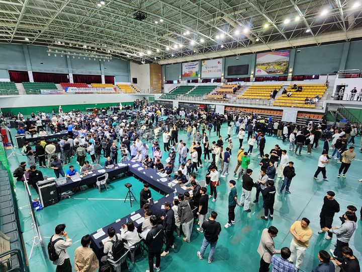 [서울=뉴시스] 대한체육회는 29일 관계자들이 참석한 가운데 제54회 전국소년체육대회 토너먼트 종목의 대진 추첨을 실시했다.  *재판매 및 DB 금지