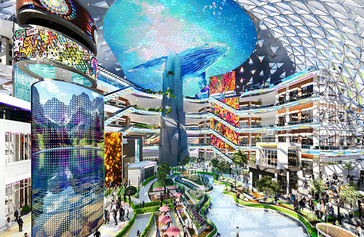 K-HIT 프로젝트의 핵심이 될 강원랜드 그랜드미디어 월 조감도.(사진=강원랜드 제공) *재판매 및 DB 금지