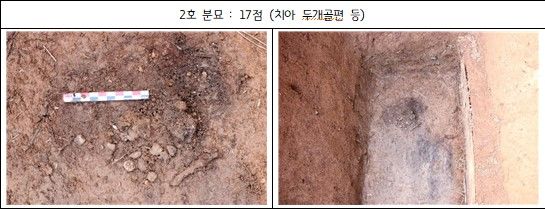 [수원=뉴시스] 선감학원 공동묘역에서 발견된 유해. (사진=경기도 제공) 2025.04.30. photo@newsis.com *재판매 및 DB 금지