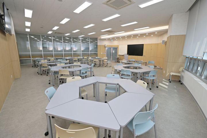 다니엘관 107호에 새롭게 구축된 'PBL(Project-Based Learning) 강의실' 모습. (사진=삼육대 제공) *재판매 및 DB 금지