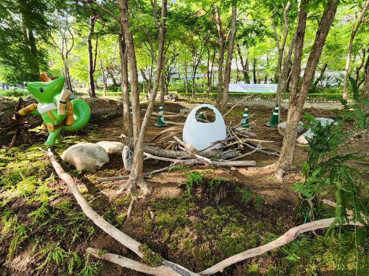 [서울=뉴시스] 국립생태원 쥐라기가든. 2025.05.01. (사진=서울시 제공) *재판매 및 DB 금지