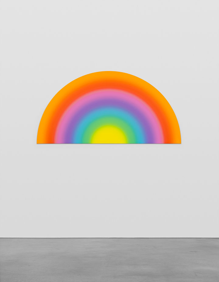 우고 론디노네 〈siebzehnterseptemberzweitausendundvierundzwanzig〉2024 Acrylic on canvas 60 x 120 cmCourtesy of the artist and Kukje Gallery 사진: studio rondinone 이미지 제공: 국제갤러리 *재판매 및 DB 금지