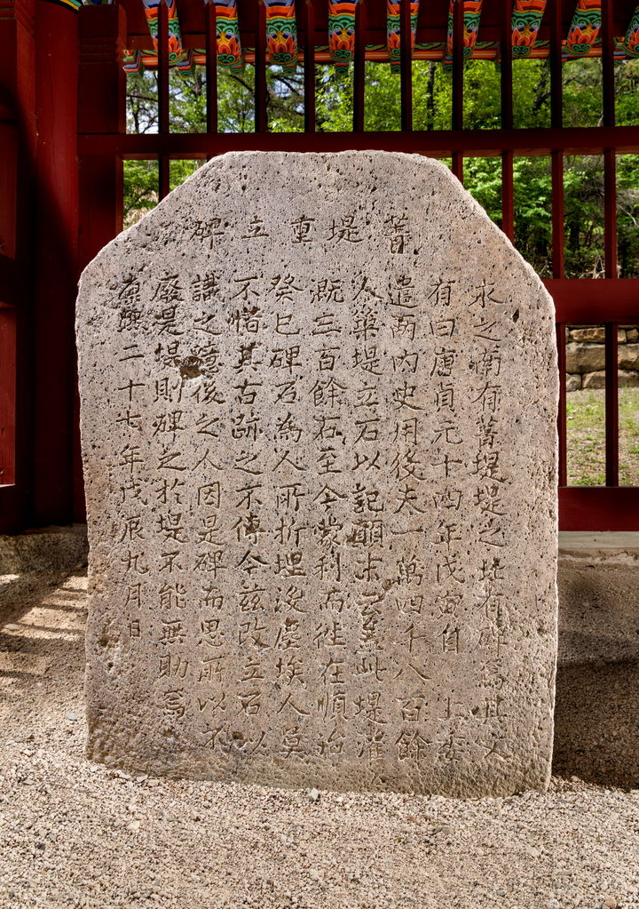 [서울=뉴시스] 영천 청제비 청제중립비 뒷면 (사진=국가유산청 제공) 2025.05.02. photo@newsis.com *재판매 및 DB 금지