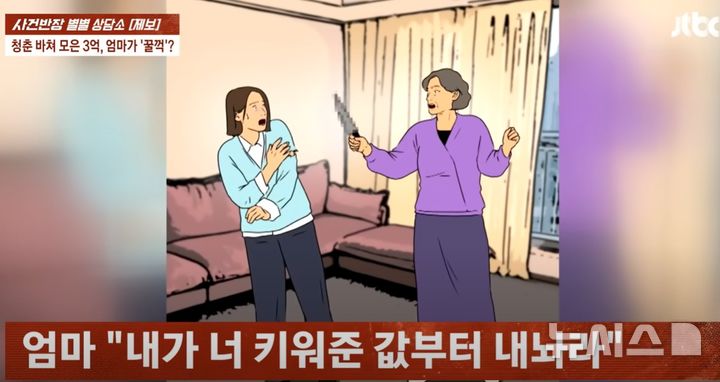 [서울=뉴시스] (사진=JTBC '사건반장' 캡처)