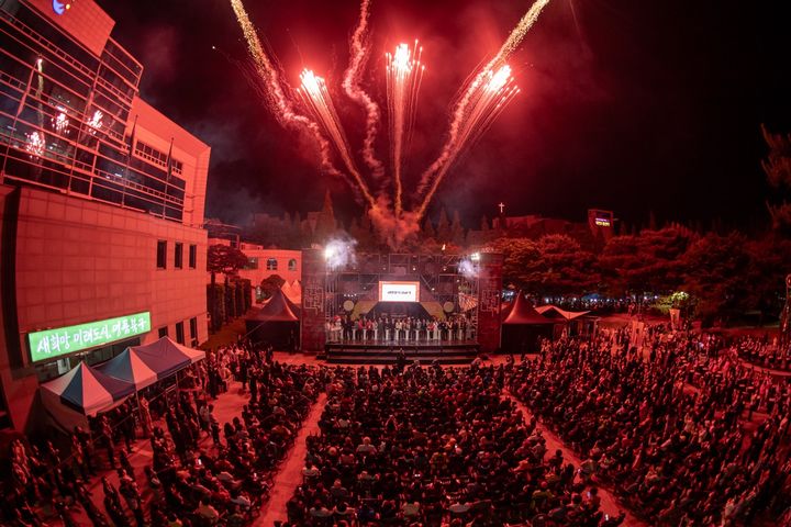 [울산=뉴시스] 박수지 기자 =지난해 개최된 제20회 울산쇠부리축제 개막행사 모습. (사진=북구 제공) 2025.05.02. photo@newsis.com *재판매 및 DB 금지