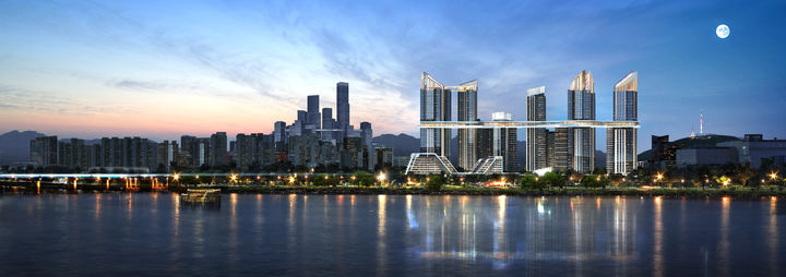 HDC현대산업개발이 제안한 용산정비창 전면1구역 투시도. (사진=HDC현대산업개발 제공) *재판매 및 DB 금지