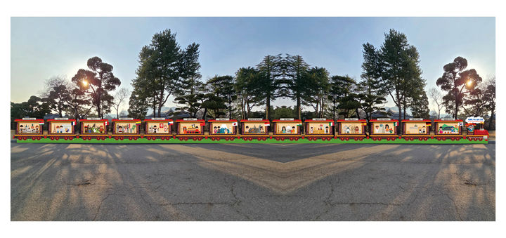 [서울=뉴시스] 세계로 가는 놀이 기차 (사진=국립민속박물관 제공) 2025.05.02. photo@newsis.com *재판매 및 DB 금지