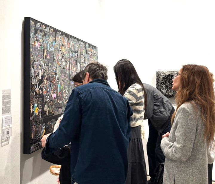 '엑스포 시카고 2025'에 금산갤러리가 선보인 김은진 자개 작품이 관람객들의 눈길을 사로잡았다. *재판매 및 DB 금지