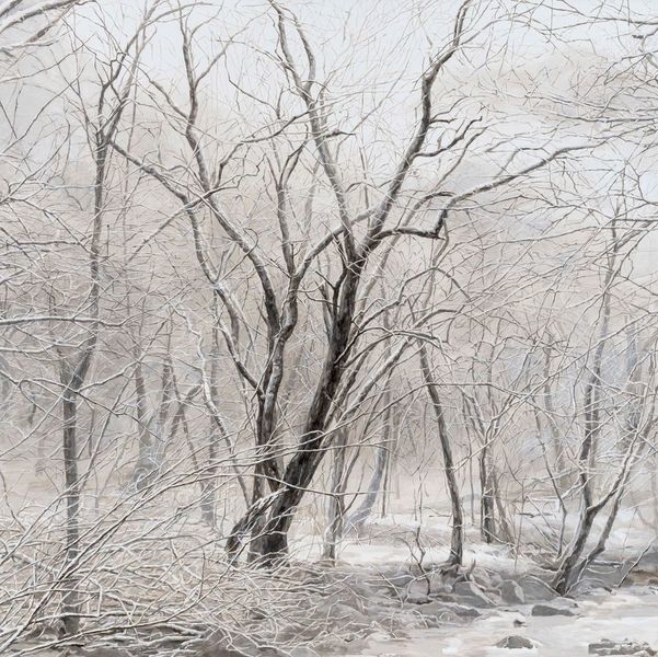 문경원_소프트 커튼_나무 I_2024_캔버스에 아크릴릭, 유채_140 × 140 cm *재판매 및 DB 금지