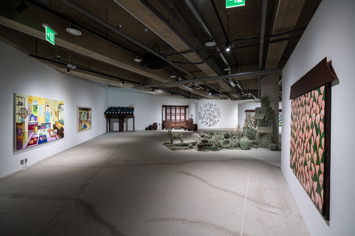 《생태의 집 – 한옥》 2층 전시 전경 *재판매 및 DB 금지