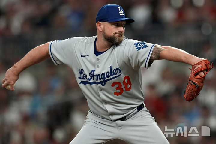 [LA=AP/뉴시스] 메이저리그 LA 다저스의 커비 예이츠. 2025.05.02.