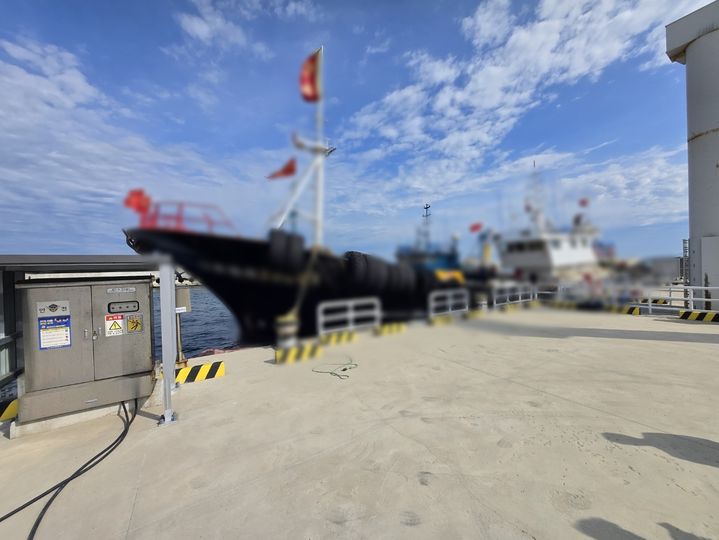 군산해경 전용부두에 압송된 중국어선 2척 (사진=해경 제공) *재판매 및 DB 금지