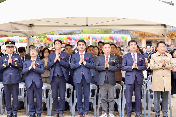"세상에 평안을" 속리산 법주사, 불기 2569년 봉축법요식