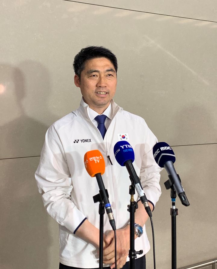 [서울=뉴시스] 김동문 대한배드민턴협회장. (사진=대한배드민턴협회 제공)