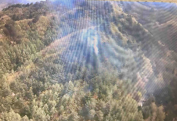 6일 오전 평창군 대관령면 병내리 한 주택에서 발생한 불이 산으로 옮겨 붙으며 산불이 발생하고 있다.(사진=강원특별자치도 소방본부 제공) *재판매 및 DB 금지