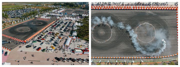 [보령=뉴시스] '2025 보령·AMC 국제 모터페스티벌' 경기장 모습. (사진=보령시청 제공) *재판매 및 DB 금지