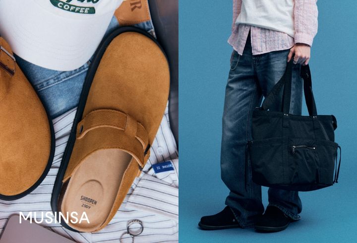 [서울=뉴시스] 무신사가 슈즈 SPA(제조·유통 일괄) 브랜드 슈펜(SHOOPEN)과 패션 인플루언서 짱구대디가 함께한 신발과 가방을 무신사 에디션으로 발매한다고 7일 밝혔다. (사진=무신사 제공) *재판매 및 DB 금지