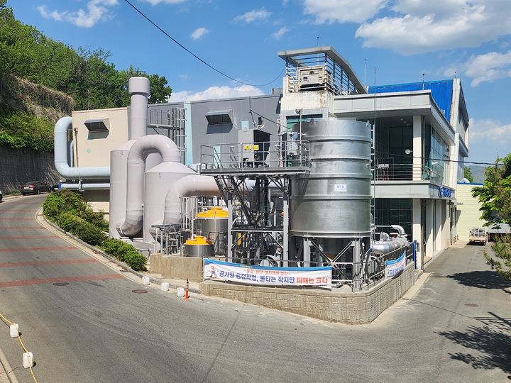 [양산=뉴시스] 양산시 바이오가스화시설 전경. (사진=양산시 제공) 2025.05.07. photo@newsis.com *재판매 및 DB 금지