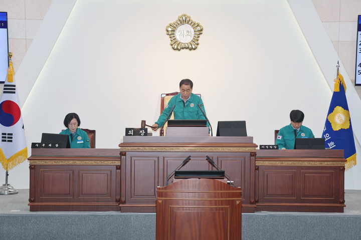  [의성=뉴시스] 제281회 의성군의회 임시회가 열리고 있다. (사진=의성군의회 제공) 2025.05.07. photo@newsis.com *재판매 및 DB 금지