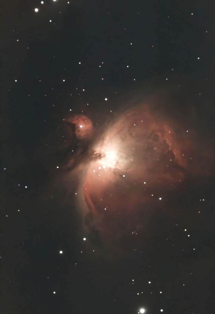 [광주=뉴시스] 국립광주과학관 야간천체관측프로그램 '별빛천문대' 운영. 스마트 망원경으로 촬영한 오리온 대성운. (사진=국립광주과학관 제공). photo@newsis.com *재판매 및 DB 금지