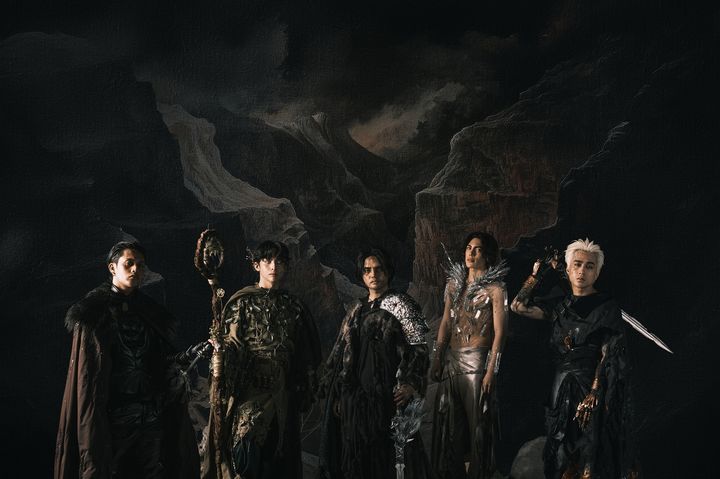 [서울=뉴시스] SB19, 왼쪽부터 켄, 저스틴, 파블로, 스텔, 조쉬. (사진 = 소니뮤직코리아 제공) 2025.05.08. photo@newsis.com *재판매 및 DB 금지