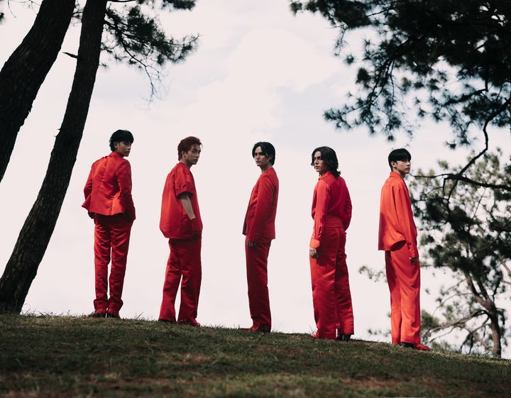 [서울=뉴시스] SB19, 왼쪽부터 켄, 조쉬, 파블로, 스텔, 저스틴. (사진 = 소니뮤직코리아 제공) 2025.05.08. photo@newsis.com *재판매 및 DB 금지