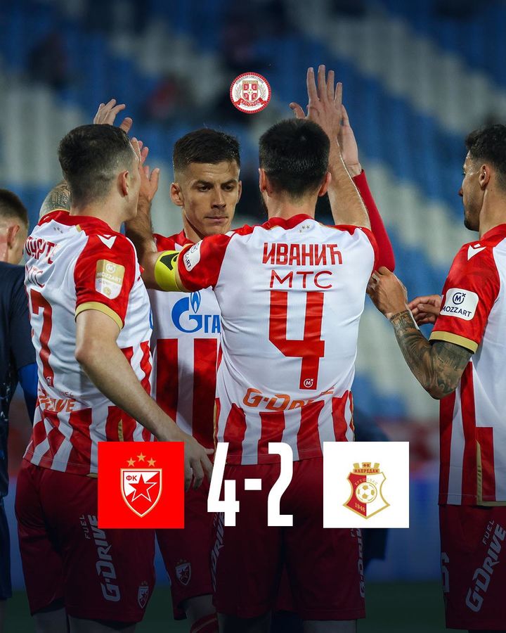 [서울=뉴시스]'설영우 풀타임' 즈베즈다, 세르비아컵 결승 진출. (사진=즈베즈다 소셜미디어 캡처) 2025.05.08. photo@newsis.com *재판매 및 DB 금지.