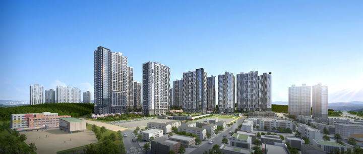 고양 더샵포레나 투시도. (사진=포스코이앤씨 제공) *재판매 및 DB 금지