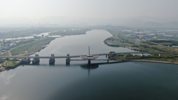 [대구=뉴시스] 강정고령보 현장 사진. (사진=대구환경청 제공) 2025.05.08. photo@newsis.com&nbsp; *재판매 및 DB 금지