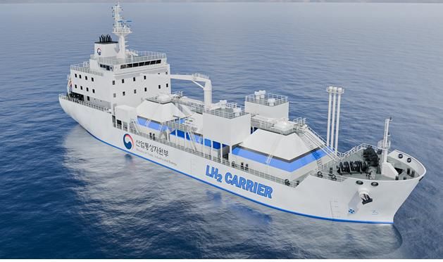 [세종=뉴시스]한국형 액화수소 운반선(사진=산업부 제공) *재판매 및 DB 금지