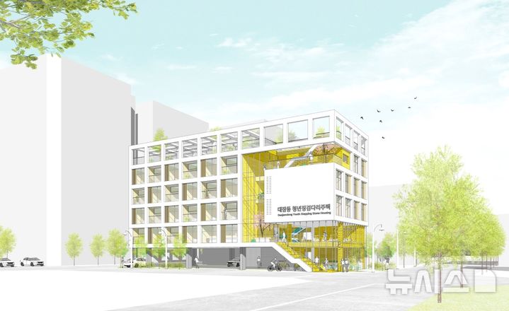 [포항=뉴시스] 송종욱 기자 = 경북 포항시는 청년징검다리 주택 설계 공모전에서 대한건축사·올림건축사사무소의 공동 출품작을 당선작으로 선정했다. 사진은 대잠동 청년징검다리 주택 당선작 조감도. (사진=포항시 제공) 2025.05.08. photo@newsis.com