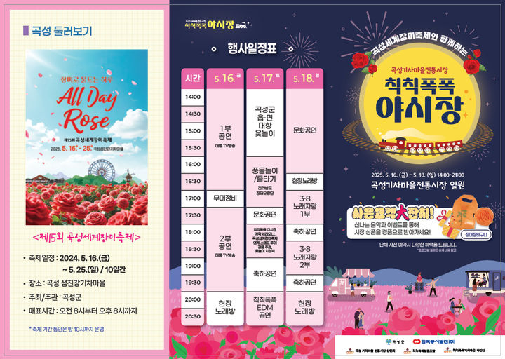 [곡성=뉴시스] 곡성기차마을전통시장 '칙칙폭폭 야시장'&nbsp; 운영. (사진=곡성군청 제공). photo@newsis.com *재판매 및 DB 금지