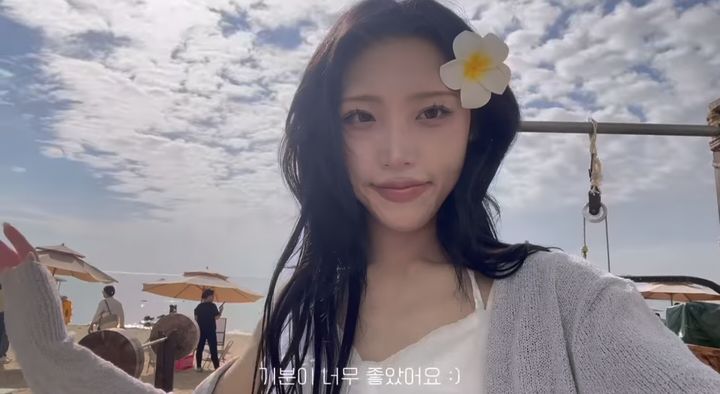 [서울=뉴시스] '소년24' 출신 남자 아이돌 류제이(28·개명 전 채호철)가 여장 인플루언서 채류진으로 활동 중이다. (사진=유튜브 채널 '채류진' 캡처) 2025.05.08. photo@newsis.com *재판매 및 DB 금지