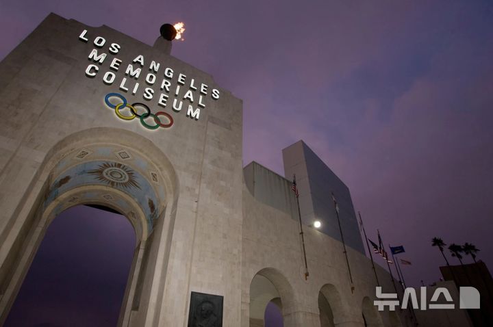 [로스앤젤레스=AP/뉴시스] 로스앤젤레스 메모리얼 콜리세움