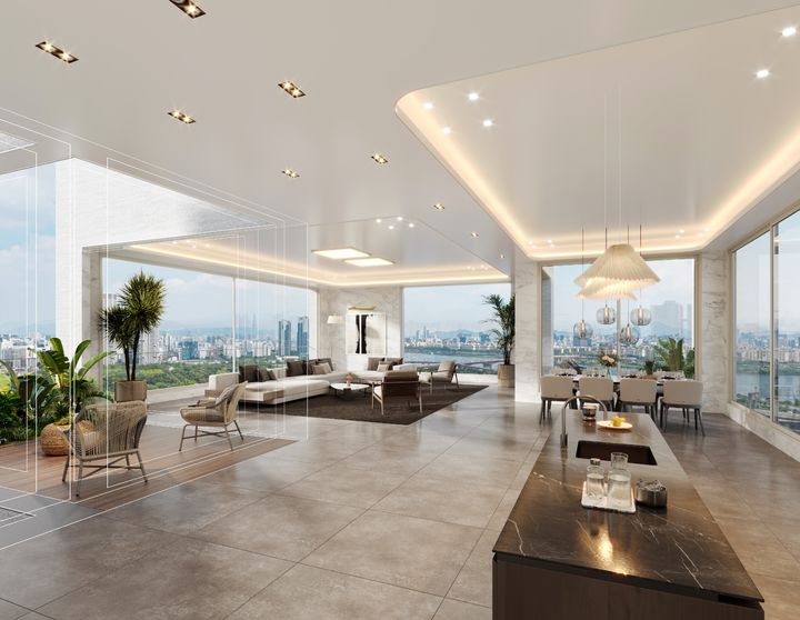 용산정비창 전면 제1구역 포스코이앤씨 제안 대형평형. (사진=포스코이앤씨 제공) *재판매 및 DB 금지