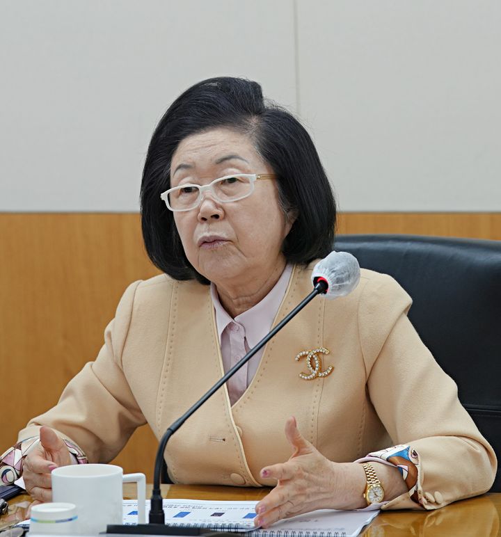 [서울=뉴시스] 이은재 K-FINCO 전문건설공제조합 이사장은 9일 "K-FINCO는 힘든 경영환경 속에서도 목표 실적을 달성해 조합원의 든든한 버팀목이 될 수 있도록 최선을 다해야 한다"고 강조했다. (사진=K-FINCO 제공) 2025.05.09. photo@newsis.com *재판매 및 DB 금지