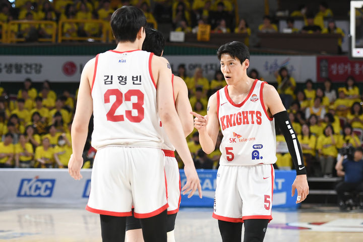 [서울=뉴시스] 프로농구 서울 SK의 김선형. (사진=KBL 제공) *재판매 및 DB 금지
