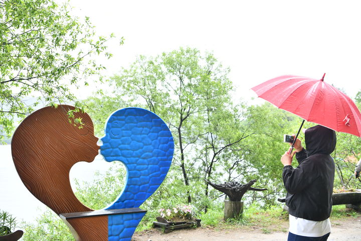 '제6회 횡성호수길축제'를 찾은 방문객. *재판매 및 DB 금지