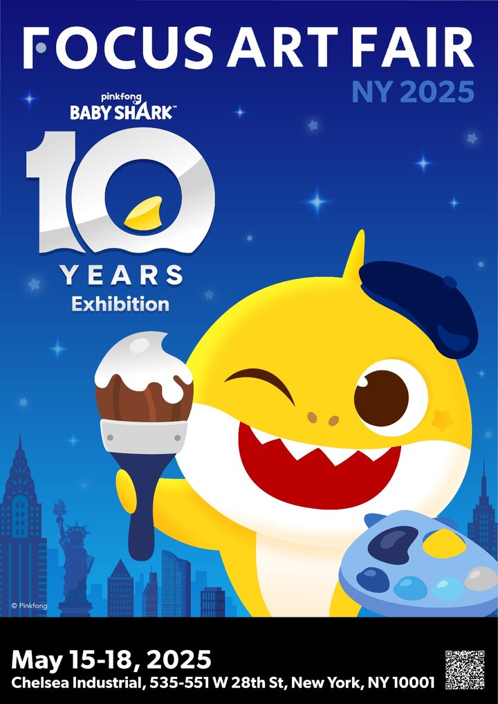 [서울=뉴시스]뉴욕가는 '아기상어'…한국 최초 포커스 아트페어 초청.(사진=더핑크퐁컴퍼니 제공) 2025.05.12. photo@newsis.com *재판매 및 DB 금지