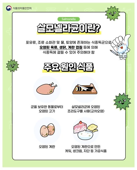 [서울=뉴시스] 식품의약품안전처는 본격적으로 기온이 높아지면서 달걀 취급 부주의로 살모넬라 식중독 발생 증가가 예상돼 식중독 등 안전사고 예방을 위한 집중 점검을 실시한다. (사진=식약처 제공) 2025.05.12. photo@newsis.com&nbsp; *재판매 및 DB 금지