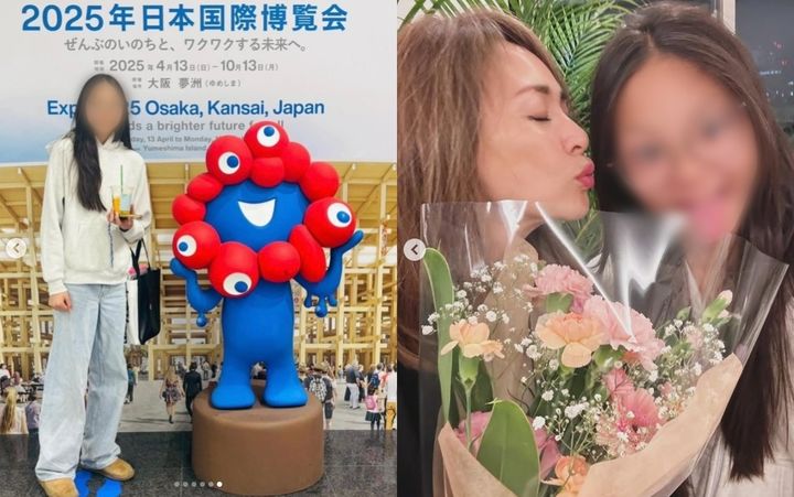 [서울=뉴시스] 이종격투기 선수 추성훈의 부인 야노 시호가 딸 추사랑의 근황을 공개했다. (사진=야노 시호 인스타그램 캡처) 2025.05.12. photo@newsis.com *재판매 및 DB 금지