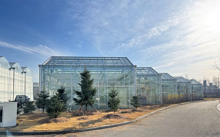 [세종=뉴시스] 국립세종수목원에 들어서는 자생식물 종자 공급센터 전경.(사진=한국수목원정원관리원 제공) *재판매 및 DB 금지