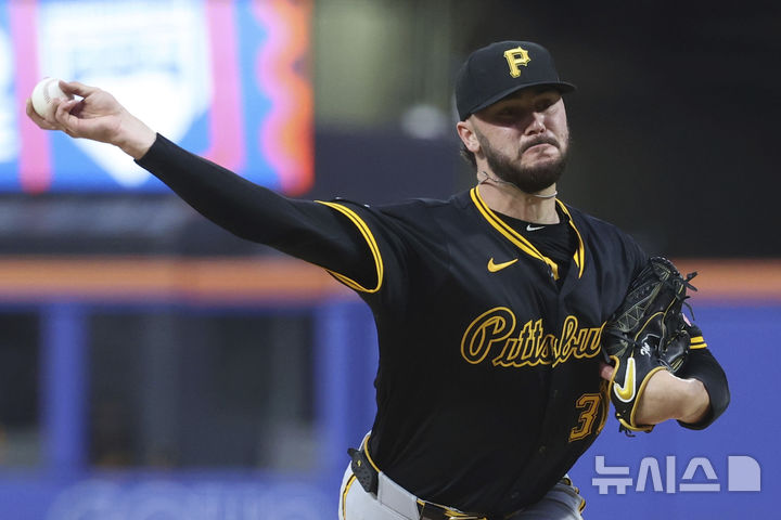 [뉴욕=AP/뉴시스] 메이저리그 피츠버그 파이리츠 투수 폴 스킨스. 2025.05.13.