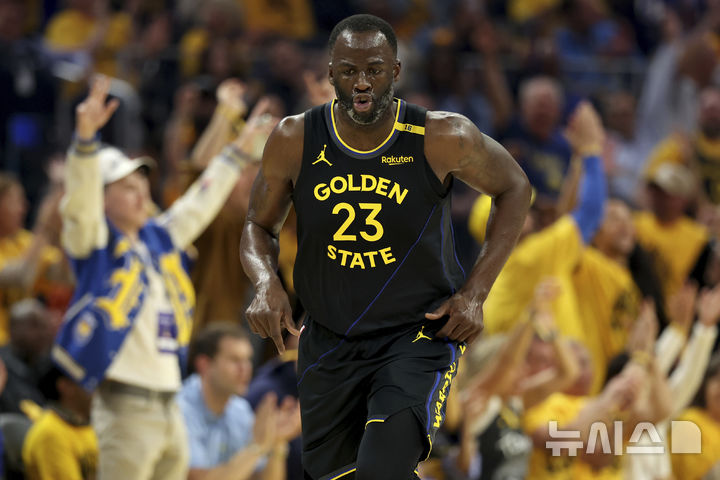 [샌프란시스코=AP/뉴시스] 미국프로농구(NBA) 골든스테이트 워리어스의 드레이먼드 그린. 2025. 5. 12.