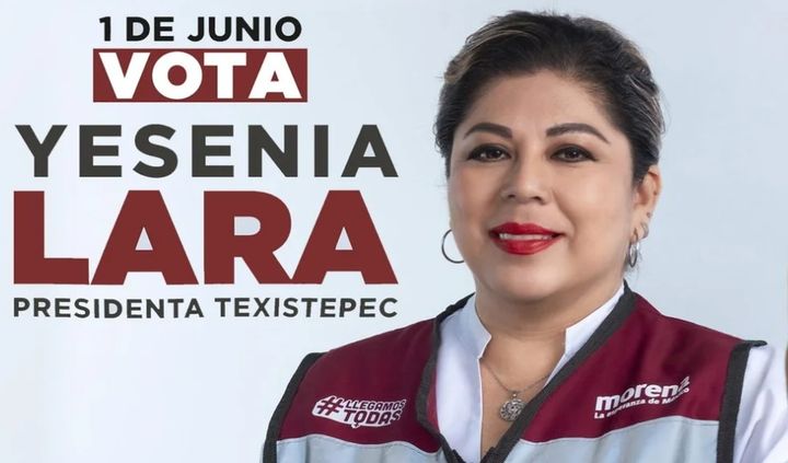 [서울=뉴시스] 멕시코 모레나당의 예세니아 라라 구티에레스 텍시스테펙 시장 후보 (사진 출처 : 페이스북) *재배포 및 DB금지. 2025.05.13.