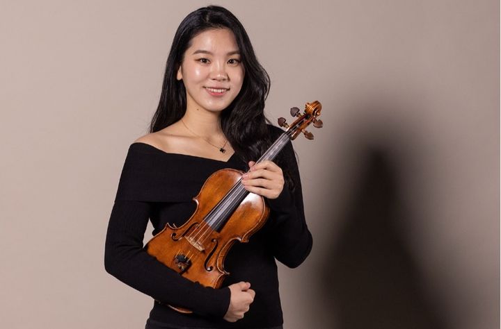 정뉴리 바이올리니스트가 오는 9월 1일부터 독일 마인츠국립오케스트라의 악장으로 임명된다. (사진=건국대 제공) *재판매 및 DB 금지