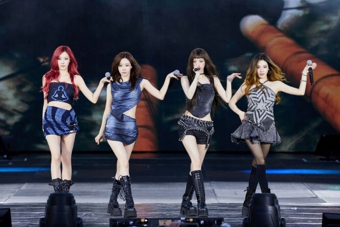 [서울=뉴시스] 'SM타운 LIVE 2025' 멕시코시티, LA 공연 에스파 모습. (사진 = SM엔터테인먼트 제공) 2025.05.13. photo@newsis.com *재판매 및 DB 금지